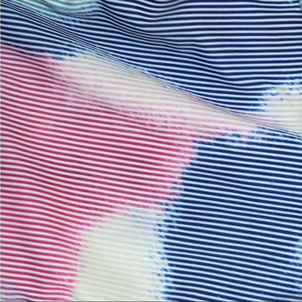 Eddie Bauer athletic shorts girls small pastel sporty stripes activewear workout - Picture 7 of 10